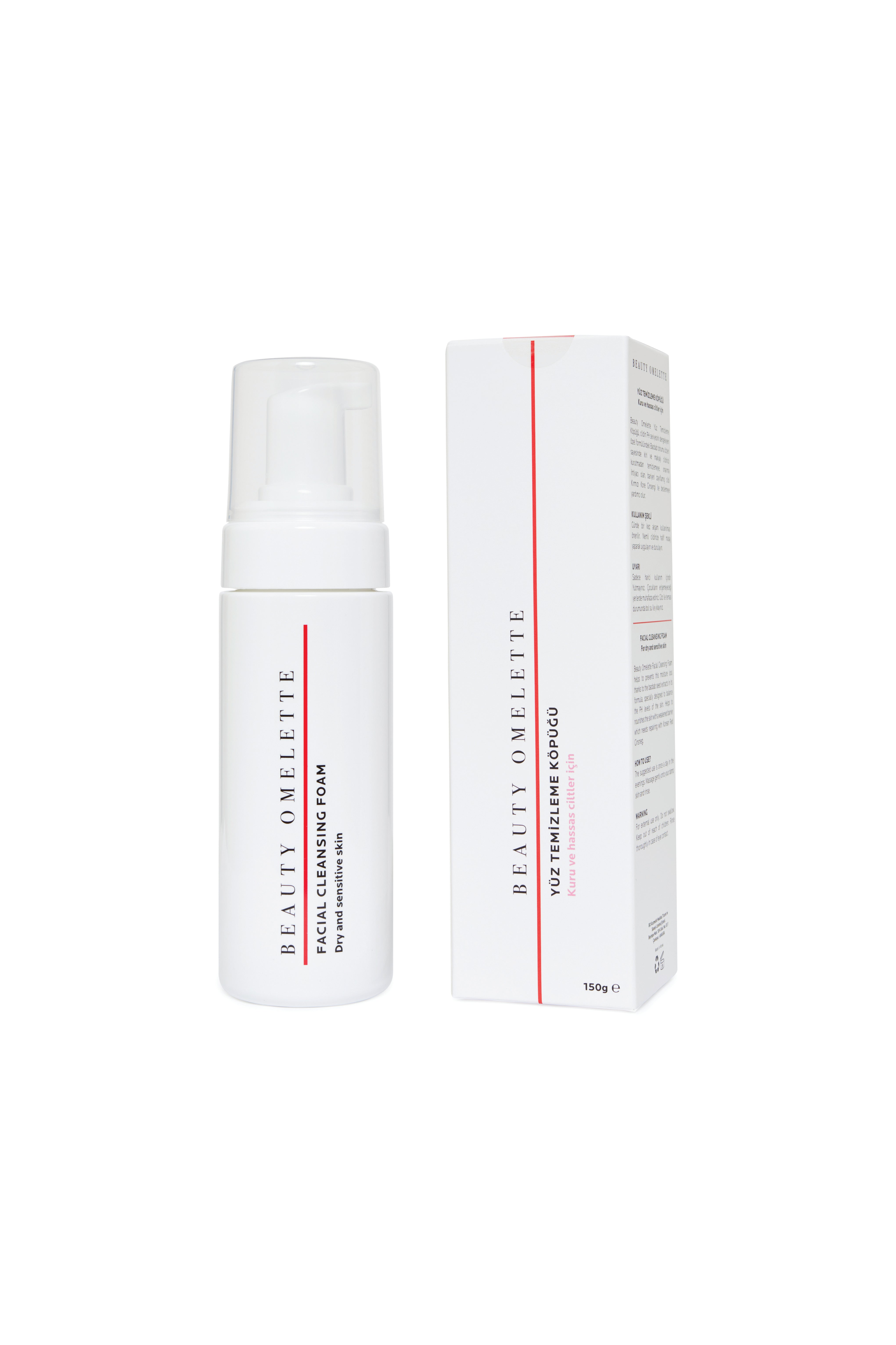 Facial Cleansing Foam for Dry and Sensitive Skin